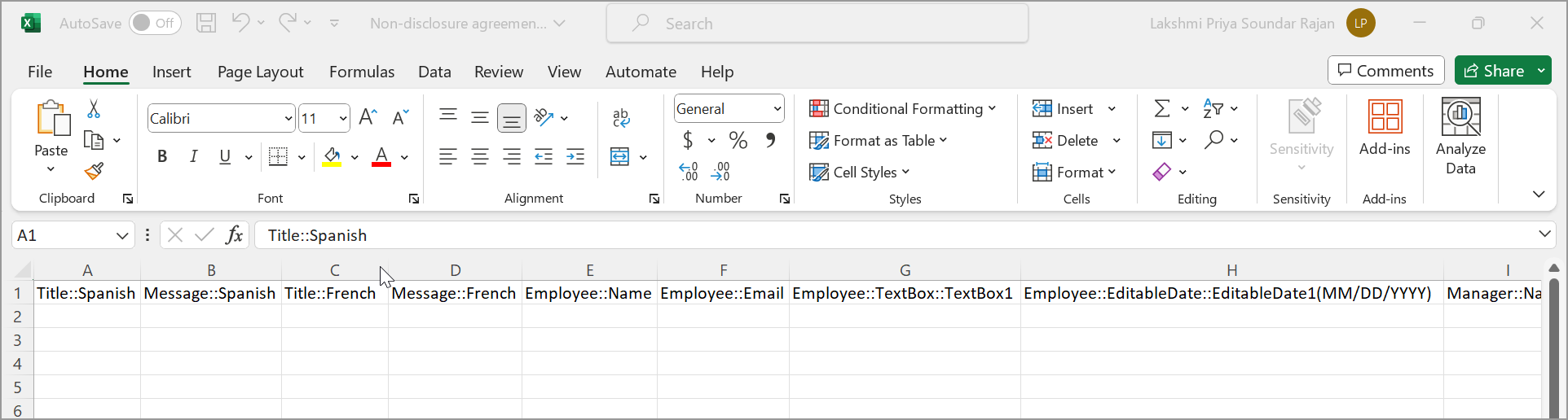 Language support