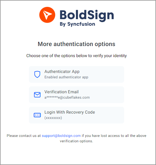Set Up 2FA for Your BoldSign Account BoldSign