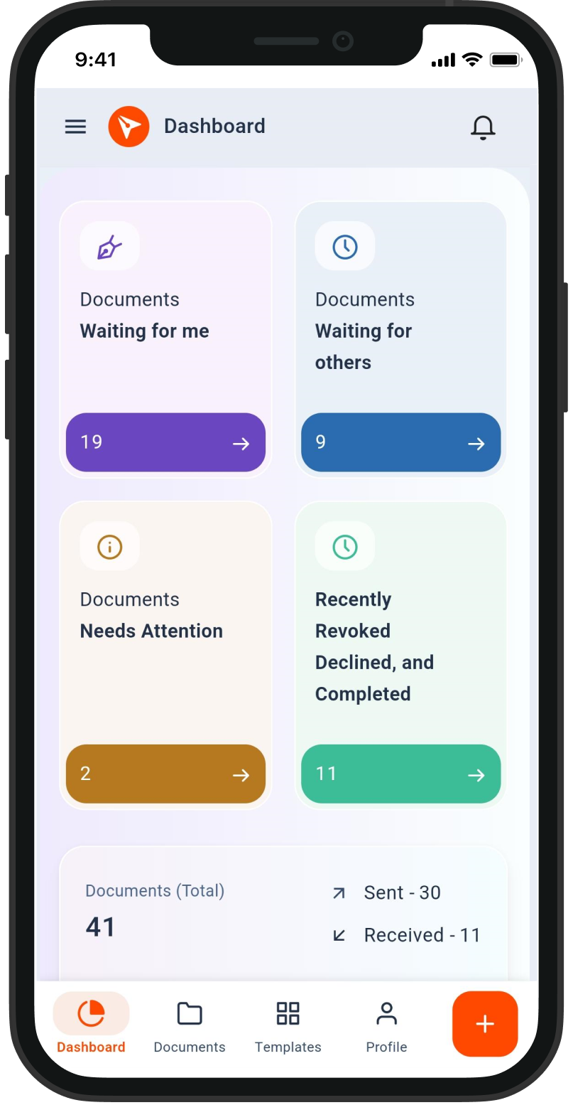 Introducing The BoldSign Mobile Application BoldSign Introducing The BoldSign Mobile Application BoldSign
