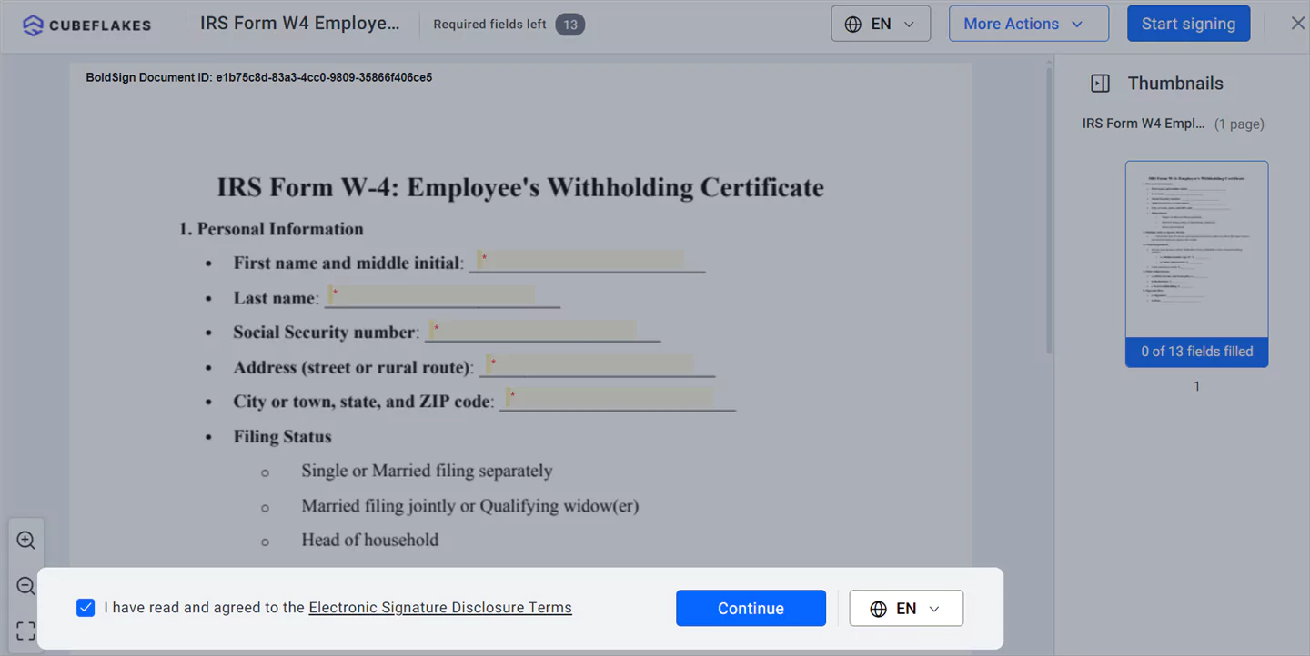 Disclosure terms