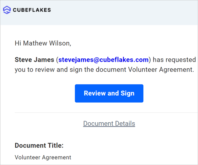 Review and sign