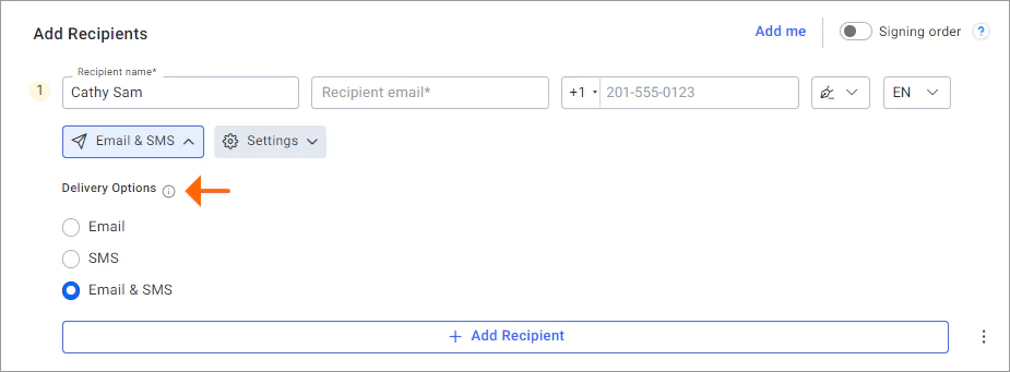 compliance-delivery-option