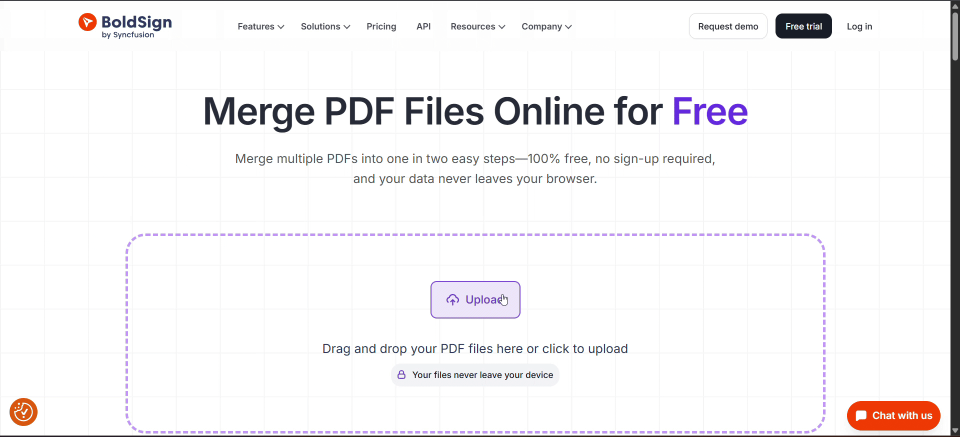 Merge PDF Tool Animation
