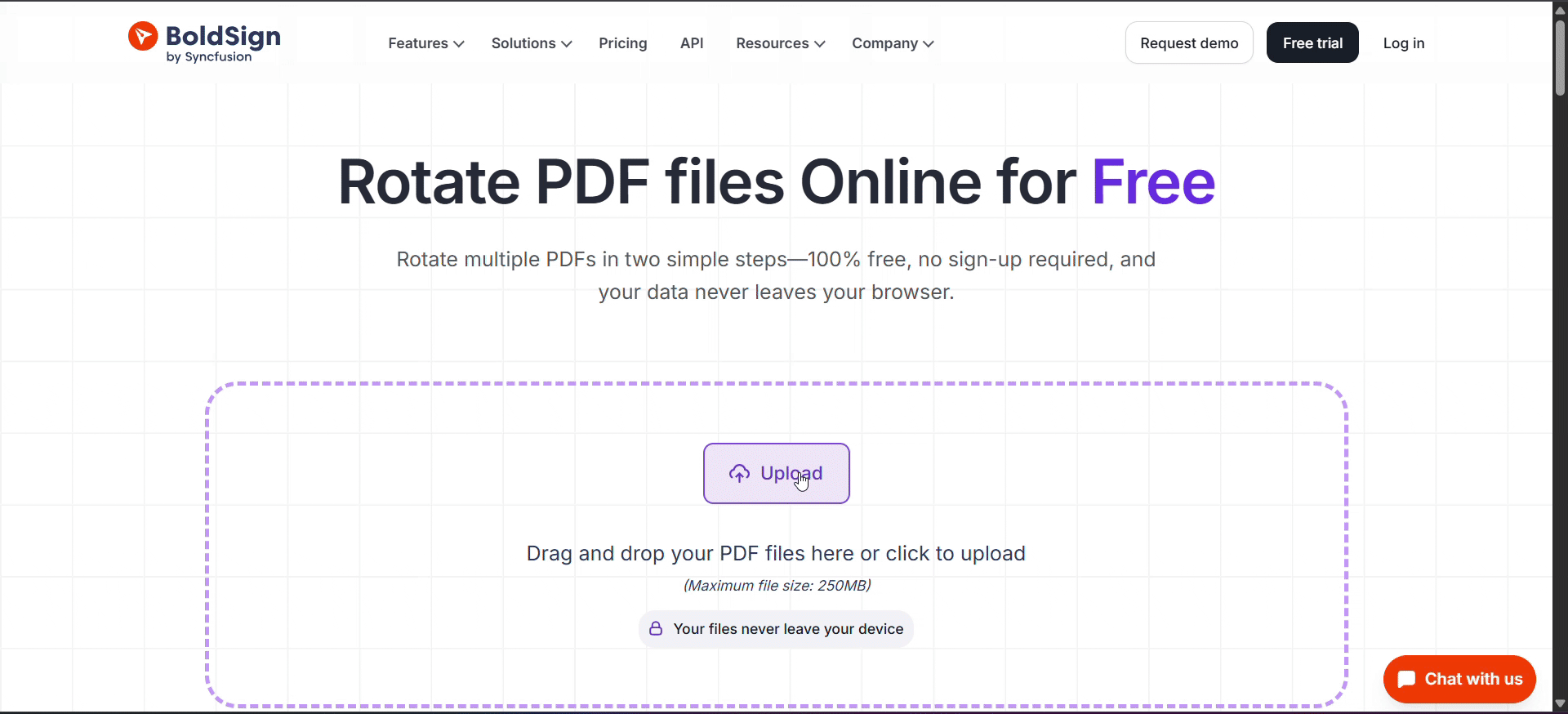 Rotate PDF Tool Animation