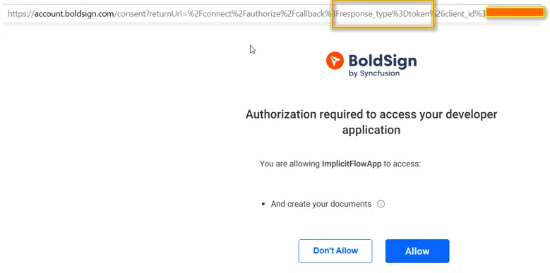 Authorize app