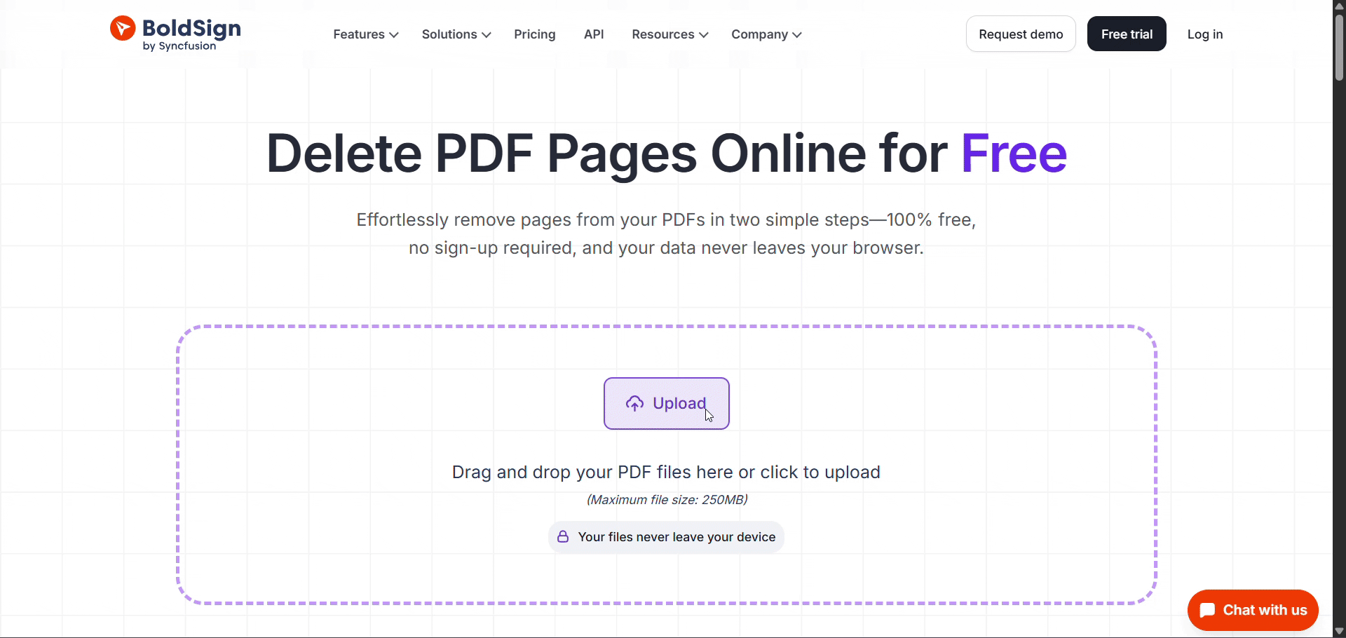 Delete PDF Tool