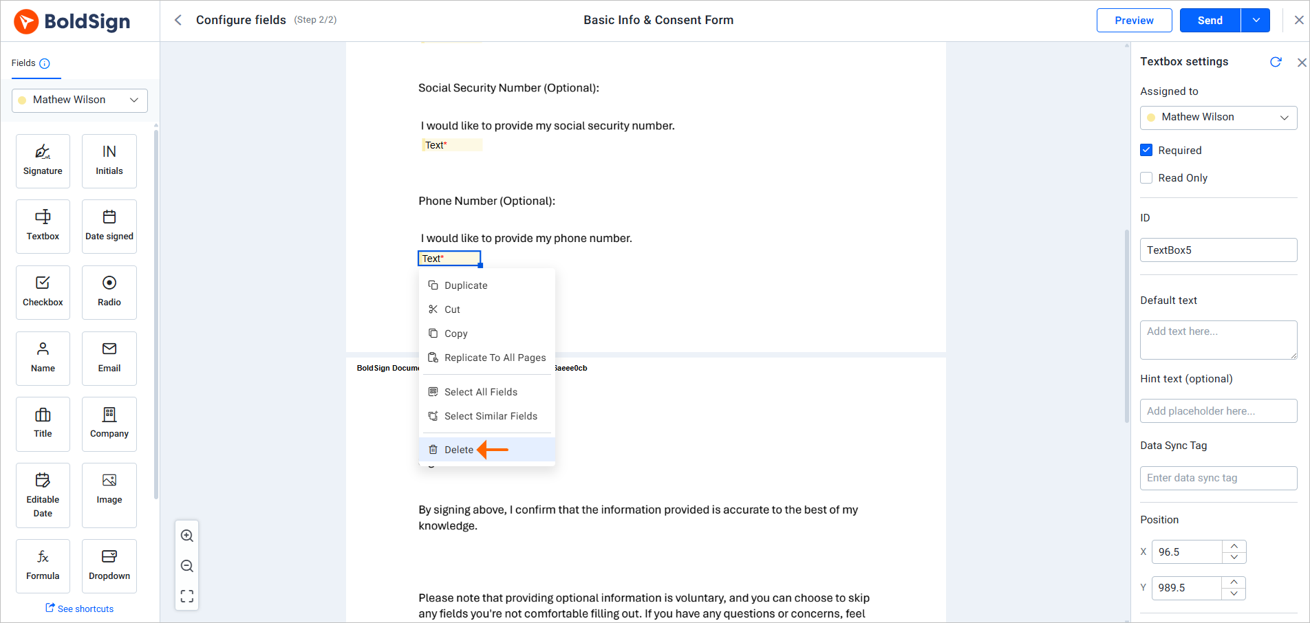 Edit and delete permissions